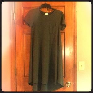 LuLaRoe Solid Hunter Carly Dress